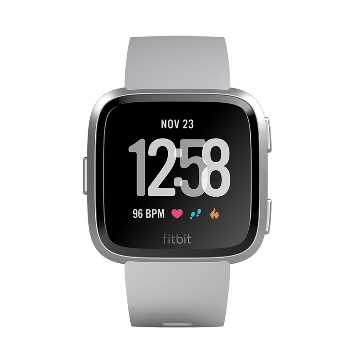 Reloj inteligente Smartwatch Fitbit Versa Gris/Aluminio Plata