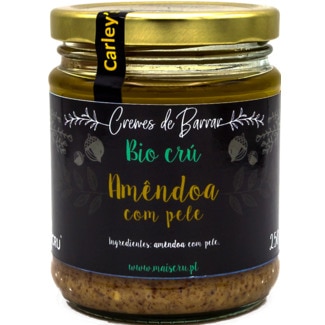 Carley's Creme para Barrar de Amêndoa com Pele Biológico frasco 250 g