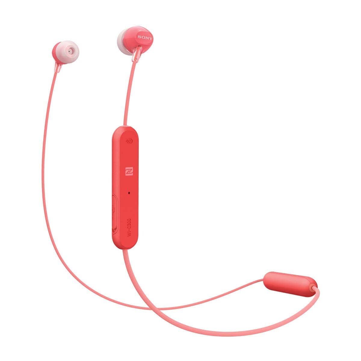 Auriculares Sony Wic300r rojo bluetooth nfc manos libres color 25 internos wic300 deportivos con y 8h aut. 4.2 8 9mm