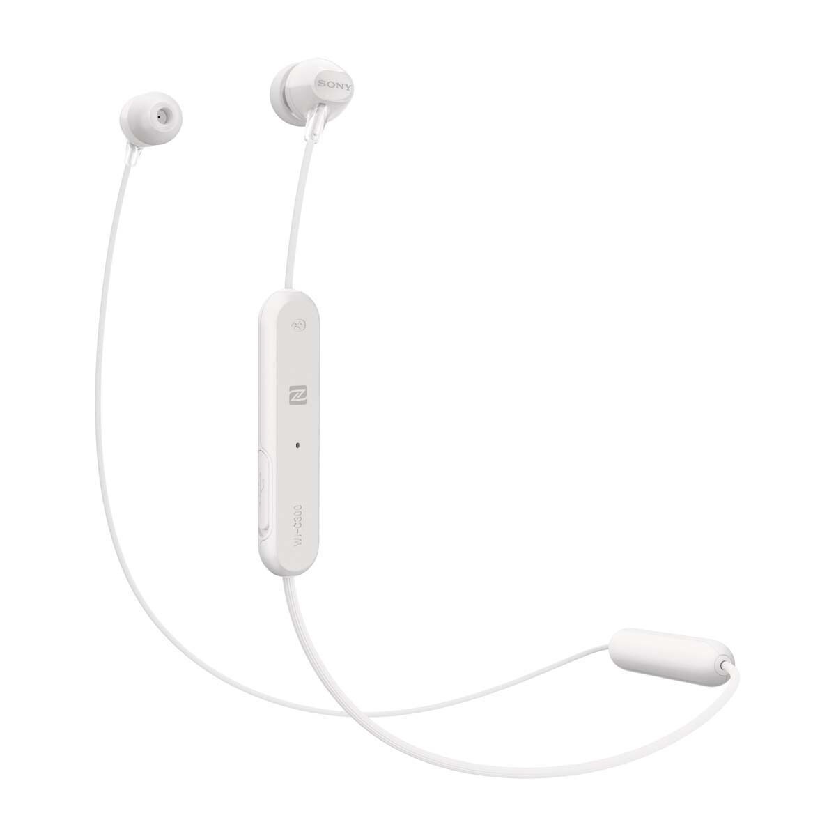 Auriculares Bluetooth Sony wic300 ear blanco con wic300w deportivos intraurales y nfc 8h aut. manos libres color talla internos para binaural dentro 4.2 15g