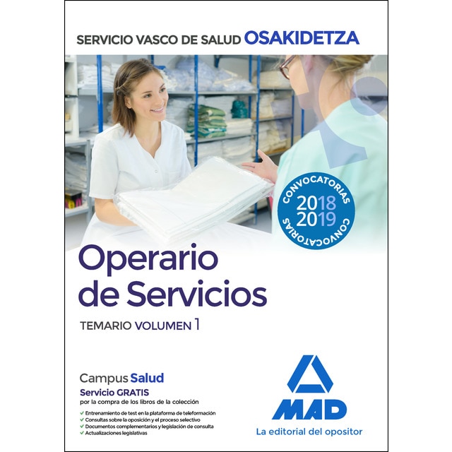 Operario/a de servicios de osakidetza-servicio vasco de salud. Temario volumen 1.pdf