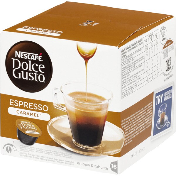 café espresso Caramelo estuche 16 cápsulas · NESCAFE DOLCE