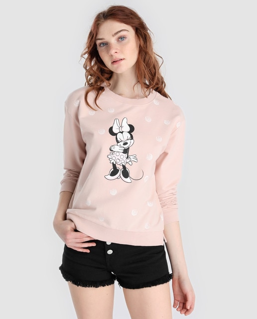 sudadera minnie mujer
