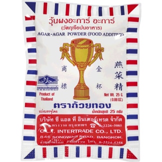 Gold Cup Pó Agar-Agar embalagem 25 g