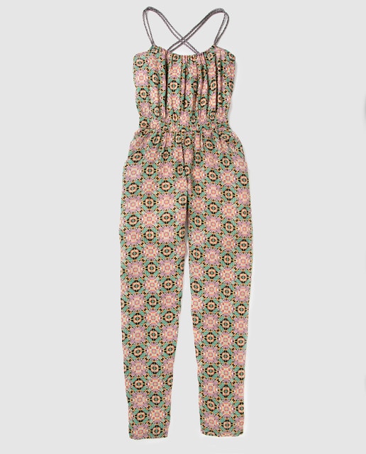 ethnic print jumpsuit