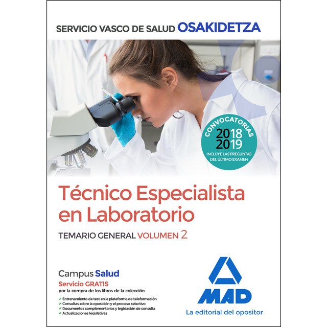 Técnico especialista en laboratorio de osakidetza-servicio vasco de salud. Temario general volumen 2.pdf