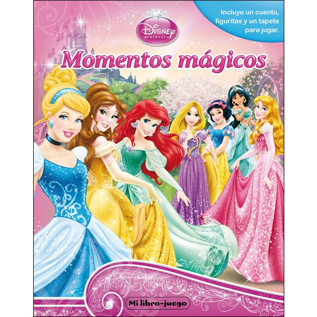 Princesas. Mi libro-juego. Momentos mágicos: Incluye un cuento, figuritas y un tapete para jugar.pdf