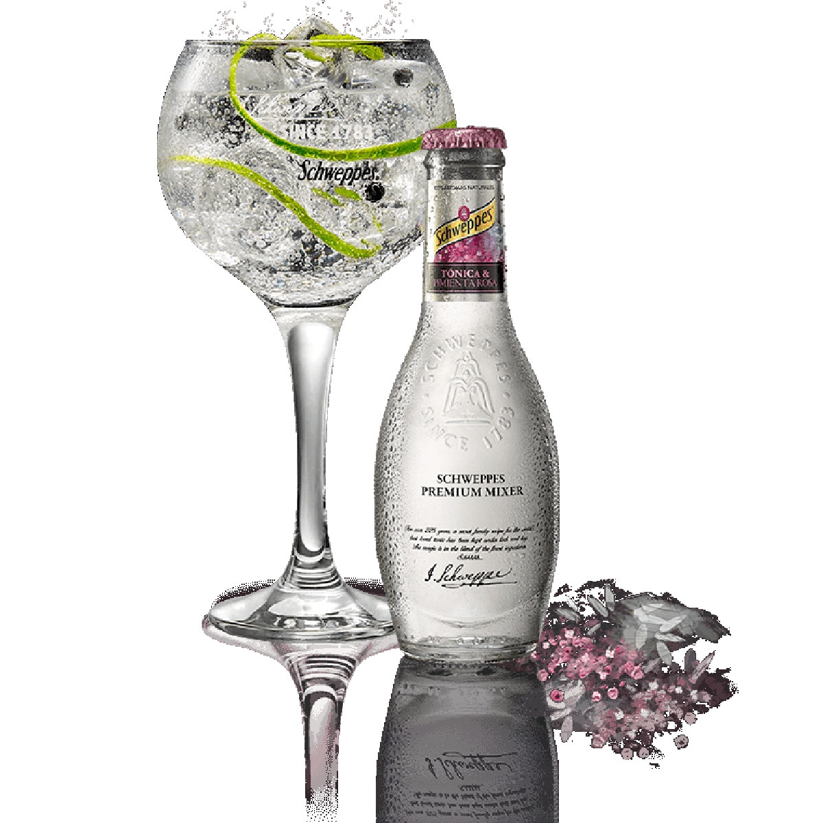 Eau tonique au poivre rose premium mixer Schweppes · Gourmet · El Corte