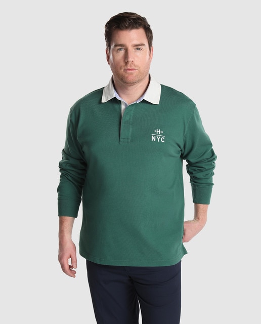 tommy hilfiger green long sleeve