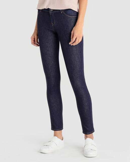 navy blue skinny jeans