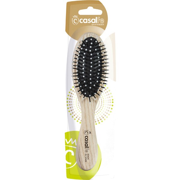 Comprar cepillo pequeño neumático de madera con bolita blanca envase 1  unidad · CASALFE · Supermercado El Corte Inglés