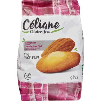 Céliane Madalenas sem Glúten embalagem 240 g