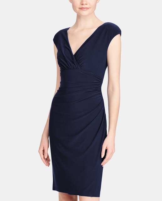 ralph lauren pleated dress
