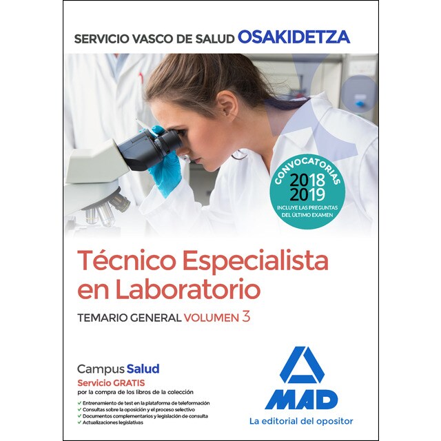 Técnico Especialista en Laboratorio de Osakidetza-Servicio Vasco de Salud. Temario General Vol. 3.pdf