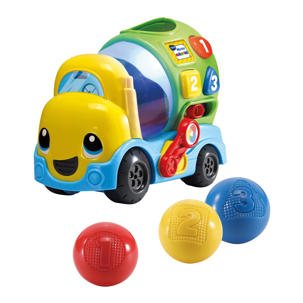 VTech – Camión hormigonera de juguete educativo Mixter colores VTech Baby.