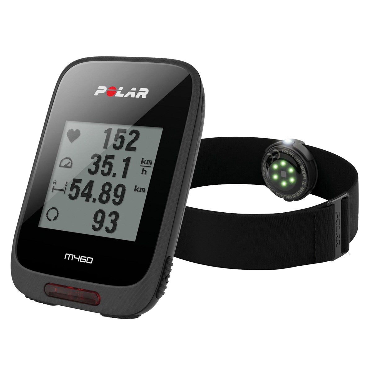 Ciclocomputador con GPS M460 + Sensor OH1 OHR Polar