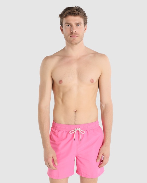 Pink polo swim trunks Clearance