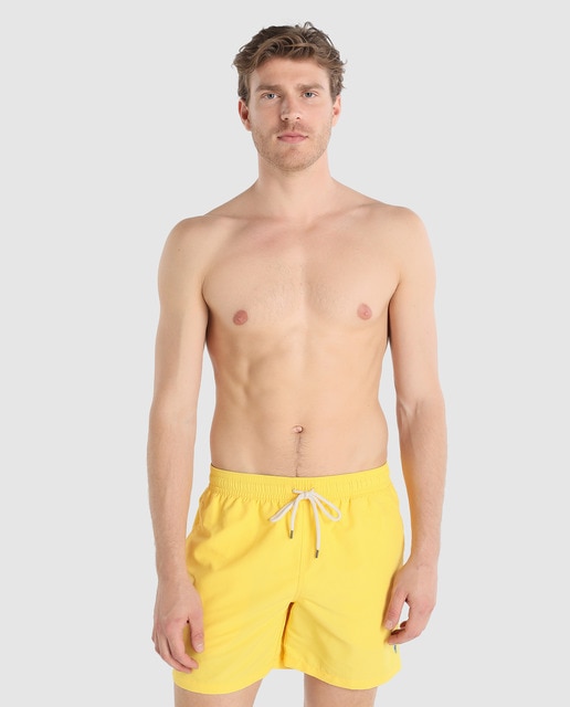 yellow polo swim trunks