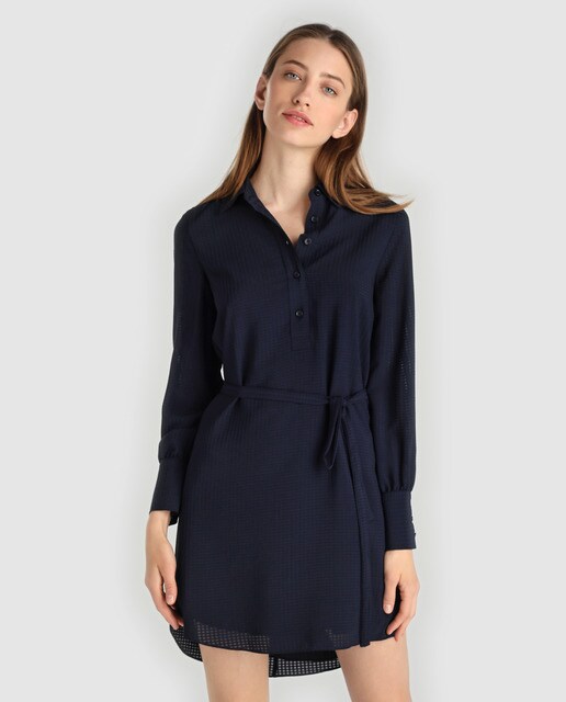 armani exchange navy blue shirt