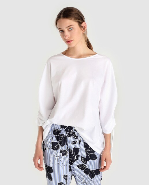 Camisetas Amitie Mujer · Moda · El Corte Inglés · 2 Camiseta de mujer Amitie en blanco con manga larga