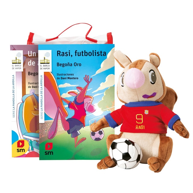 La pandilla de la ardilla. Pack Rasi Futbolista  (Tapa blanda)