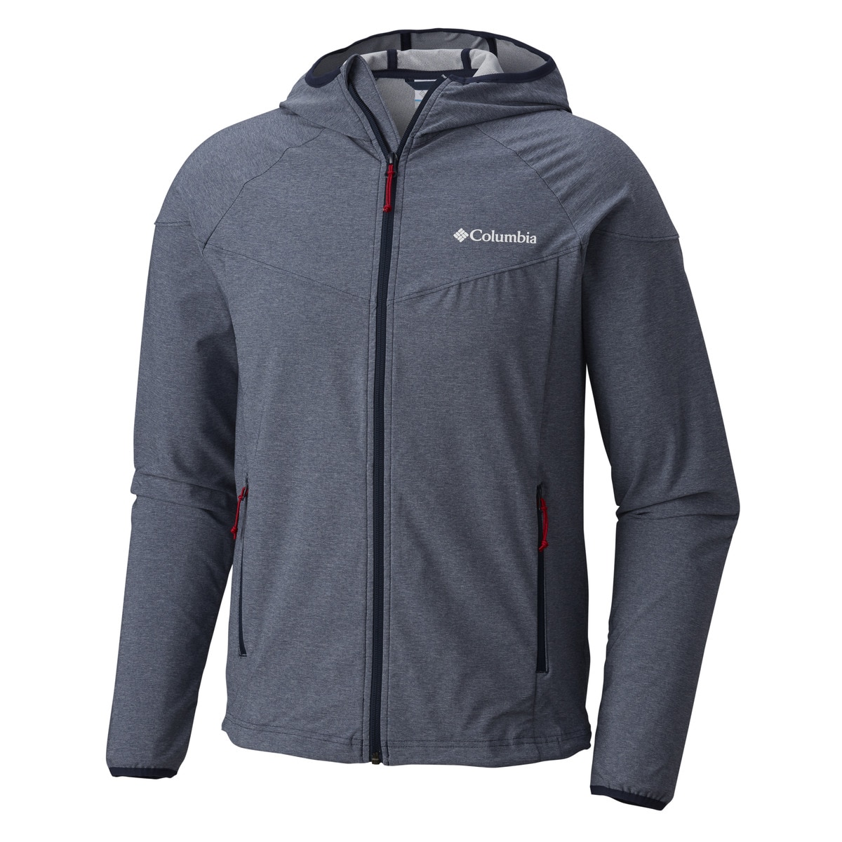 Blue Wave Chaqueta Softshell Para Hombre, Chaqueta De Entretiempo Con Capucha Desmontable, Verde Oliva, S