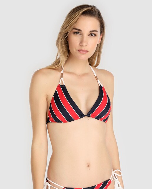 Rope Bikini Con Michael Stripe Top Foam Rugbi Kors Triángulo De ASjLq3R5c4