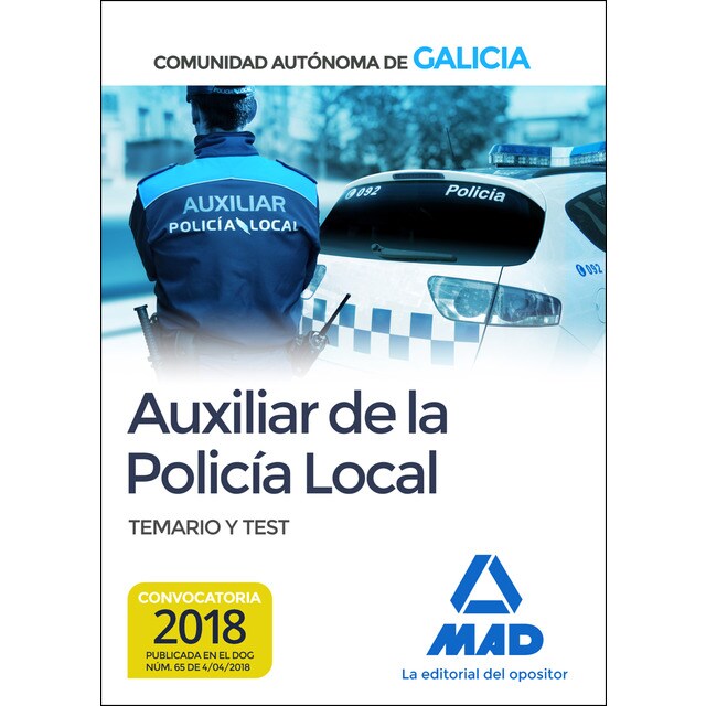 Auxiliar de la policía local de la comunidad autónoma de galicia. Temario y test.pdf