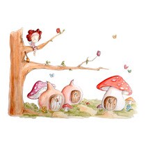 Enchanted Forest children's wall vinyl special size