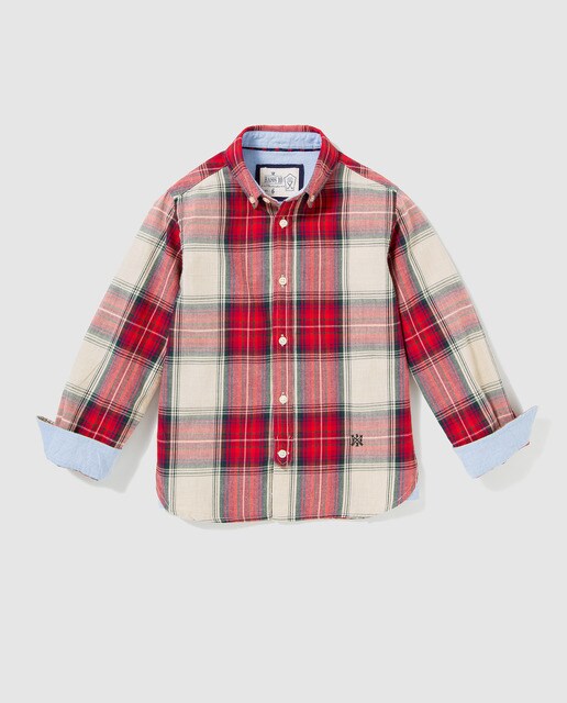 Camisa de menino Bass 10 aos quadrados