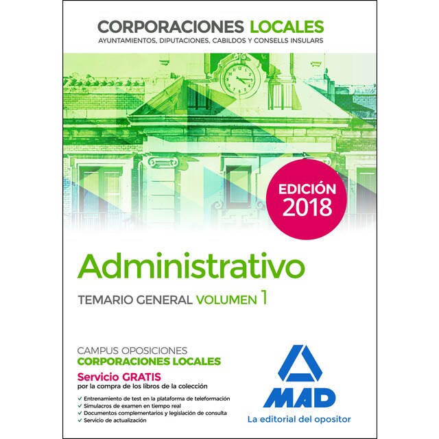 Administrativo de las corporaciones locales. Temario general volumen 1.pdf