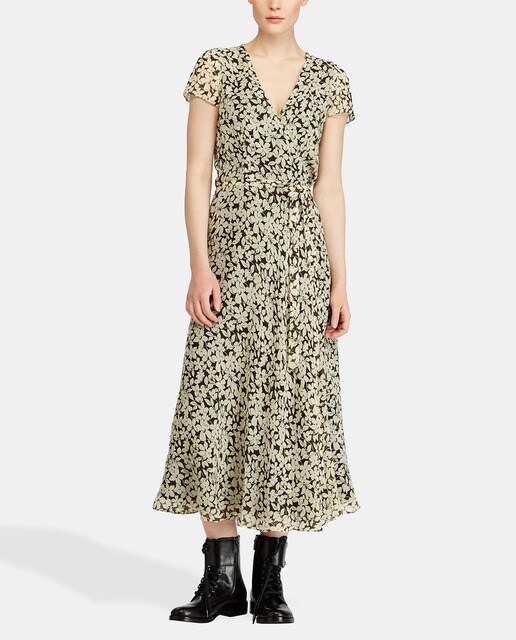 ralph lauren floral midi dress