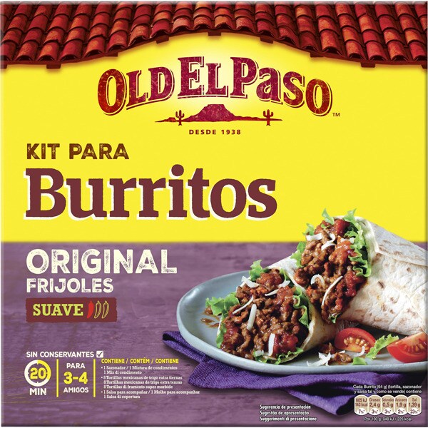burrito kit caja 515 g · OLD EL PASO · Supermercado El Corte Inglés
