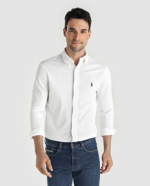 camisa ralph lauren blanca