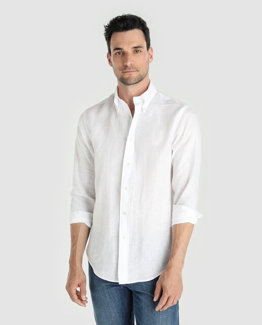 camisa blanca hombre el corte ingles