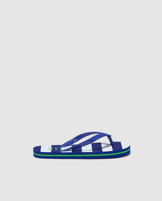 boys blue flip flops