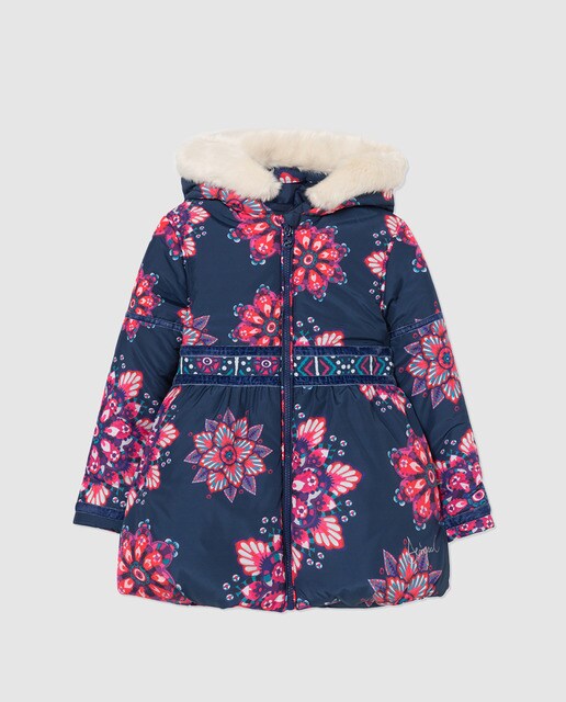 Inglés Niña El Estampado Desigual Abrigo Moda De Corte · Cqw88v