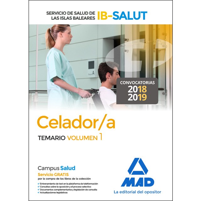 Celador/a del Servicio de Salud de las Illes Balears (IB-SALUT). Temario Vol.1 (Tapa blanda)