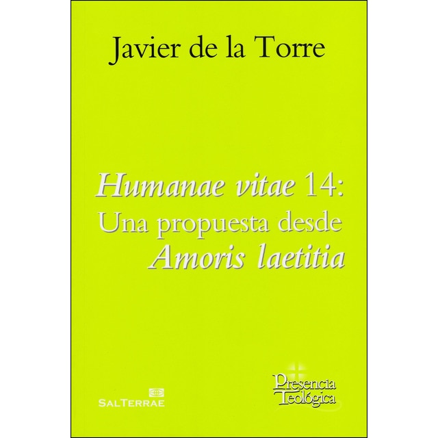 Humanae vitae 14: Una propuesta desde amoris laetitia (Tapa blanda)