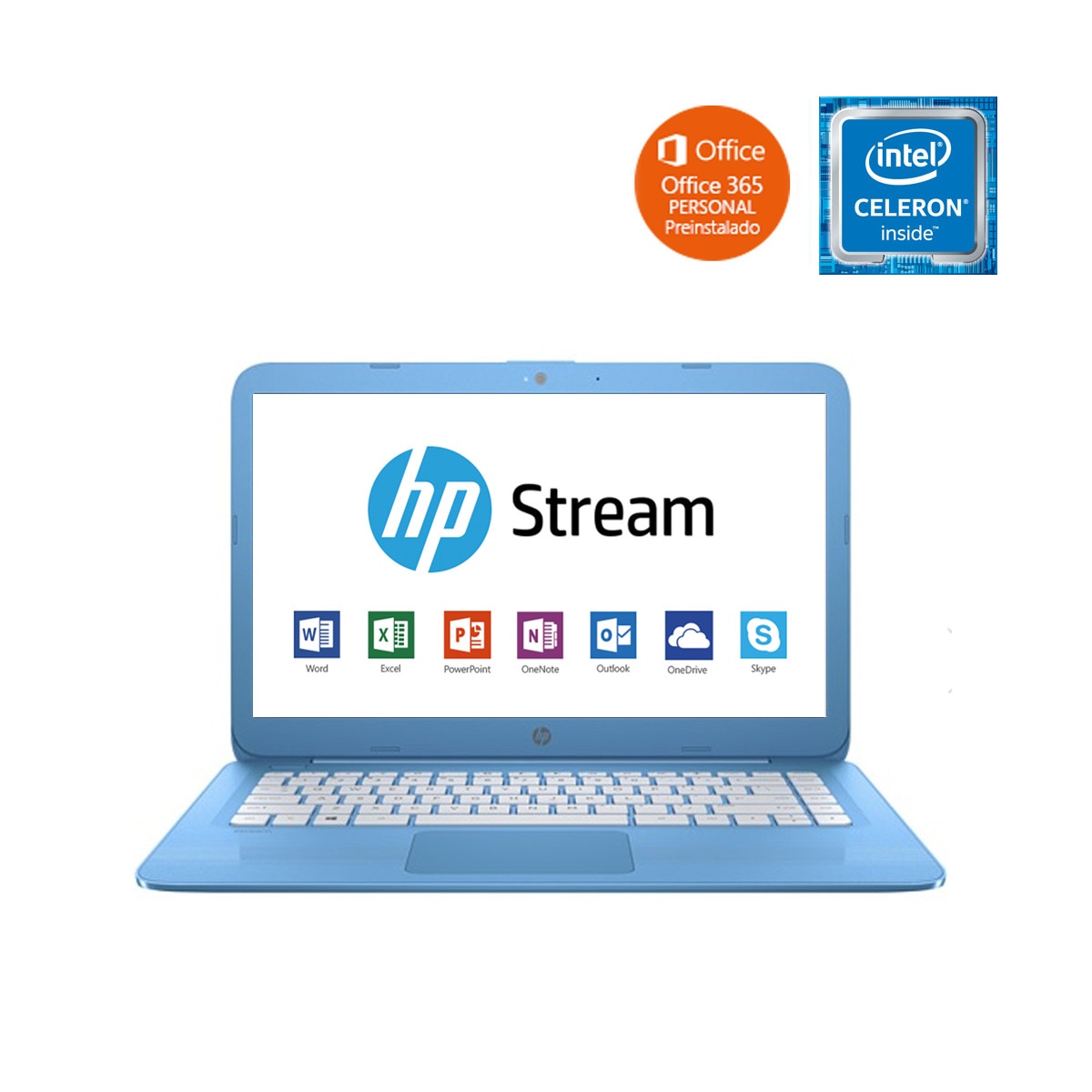 Portátil HP Stream 14-ax001ns, Celeron, 4 GB, 32 GB