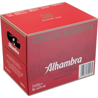 ALHAMBRA cerveza rubia tradicional pack 12 botellas 25 cl - Hipercor