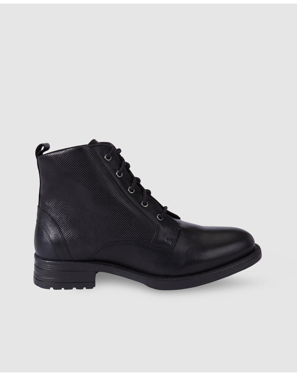 Stivali da uomo Fórmula Joven di colore nero con lac... A25491902