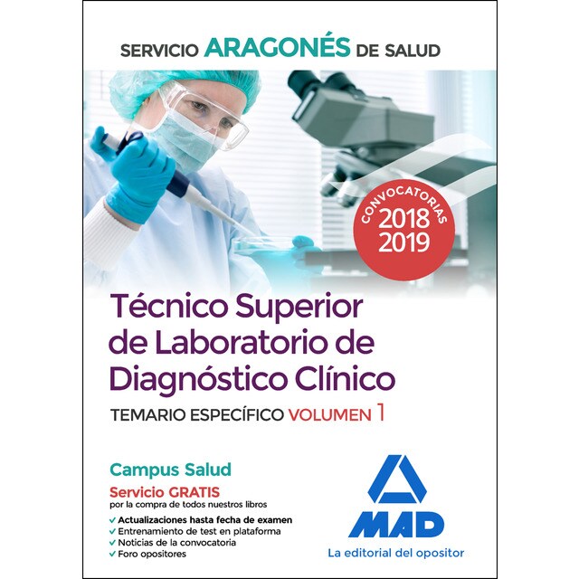 Técnico Superior de Laboratorio de Diagnóstico Clínico del Servicio Aragonés de Salud. Temario específico Vol. 1.pdf