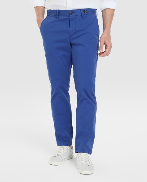 tommy hilfiger blue chinos