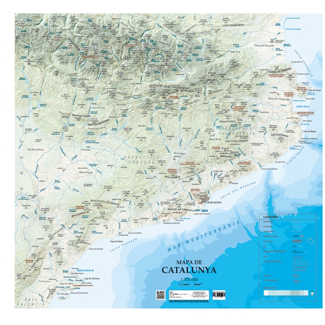 Mapa de catalunya físico. Mini - plastificado.pdf