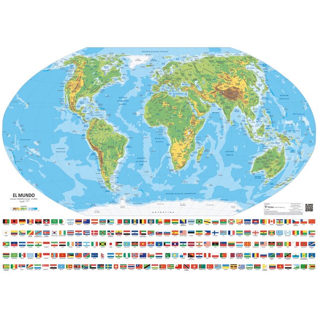 Mapa del mundo físico. Mini - plastificado.pdf