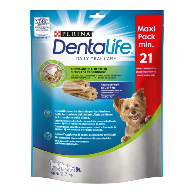 snack dental para perros minis purina dentalife daily oral care