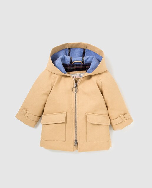 manteau garcon camel