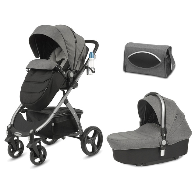 Coche de paseo dúo Playxtrem Skyline Eclipse gris