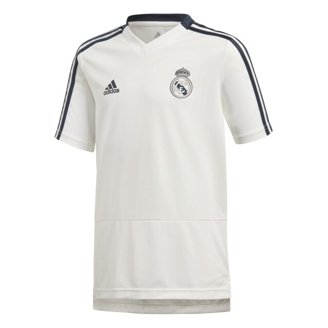 Real Madrid para Hombre Camiseta Oficial para Entrenamiento Poli/éster